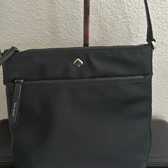 Kate Spade Nylon  Dawn Breezy Black Tote and Jae Nylon Flat Crossbody Set - Picture 8 of 10